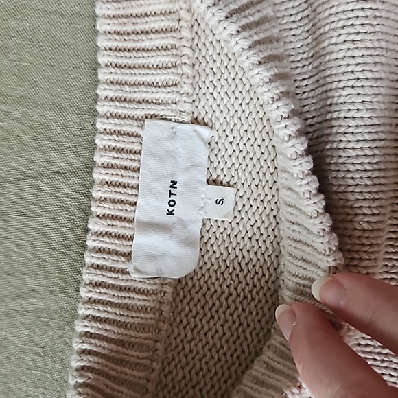 Kotn Knit Sweater Sz S - Picture 4 of 5